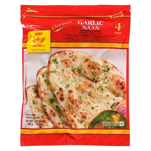 Deep Garlic Naan