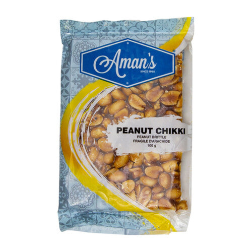 Aman's Peanut Chikki 100gm