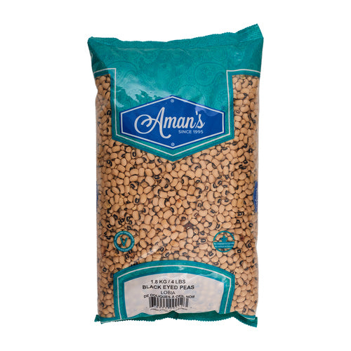 Aman's Black Eyed Beans 4 LB