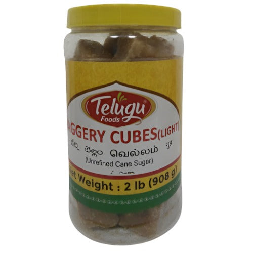 Telugu Jaggery Cubes Jar