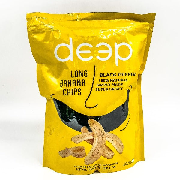 Deep Long Banana Chips Blk Ppr