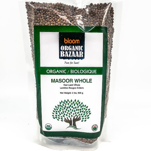 Organic Brown Masoor Whole
