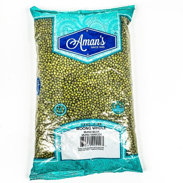 Aman's Moong Whole 4 LB