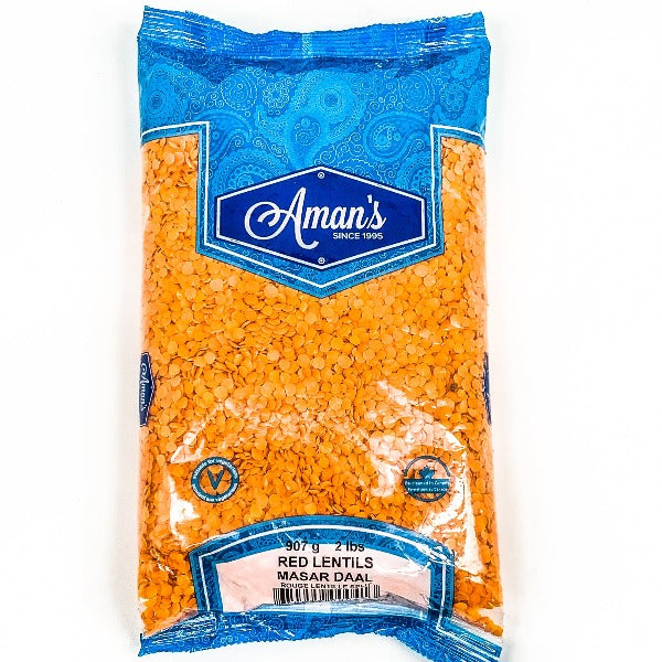 Aman's Red Lentills Masor 2 LB