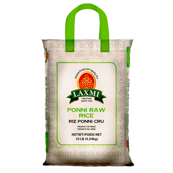 Laxmi Ponni Raw Rice 10 LB