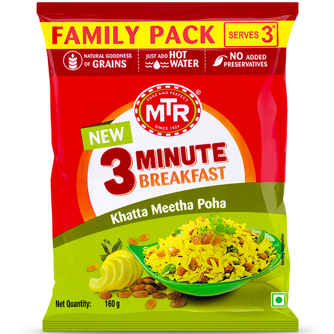 MTR 3min Khatta Meetha Poha