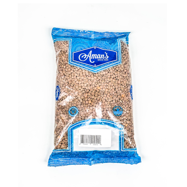 Aman's Brown Masoor Whole 4 LB