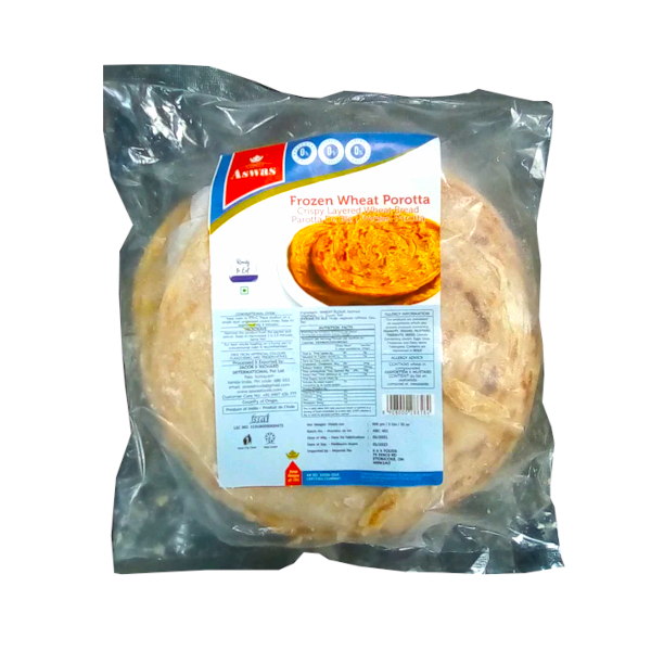 Aswas Wheat Porotta Frozen