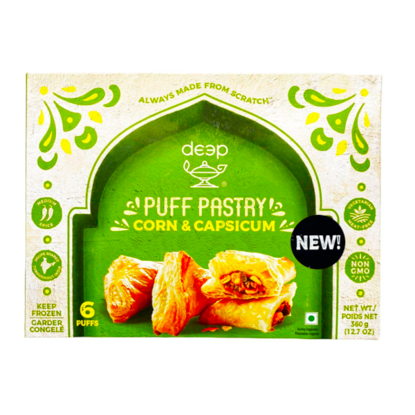 Deep Corn Capsicum Puff