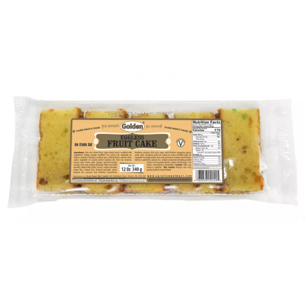 Golden Eggless Fruit Cake
