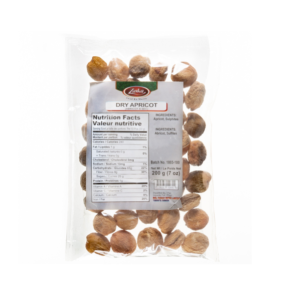Zaika Dry Apricot 200g