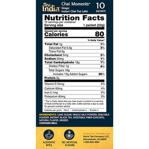 Tea India Chai Ginger Turmeric