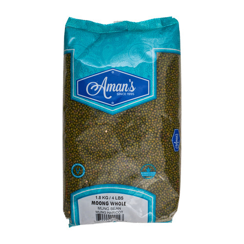 Aman's Moong Whole 4 LB