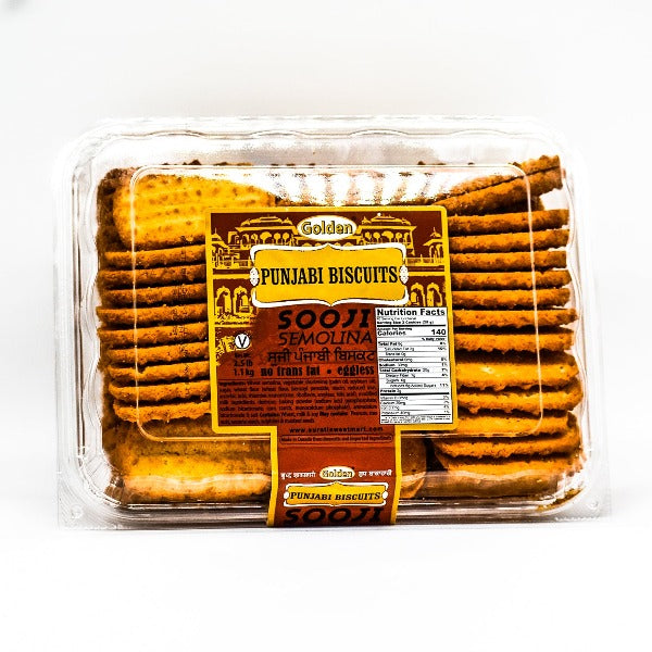 Golden Sooji Cookies 2.5 LB