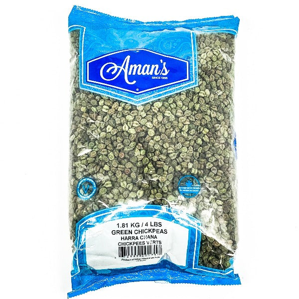 Aman's Green Chana 4LB