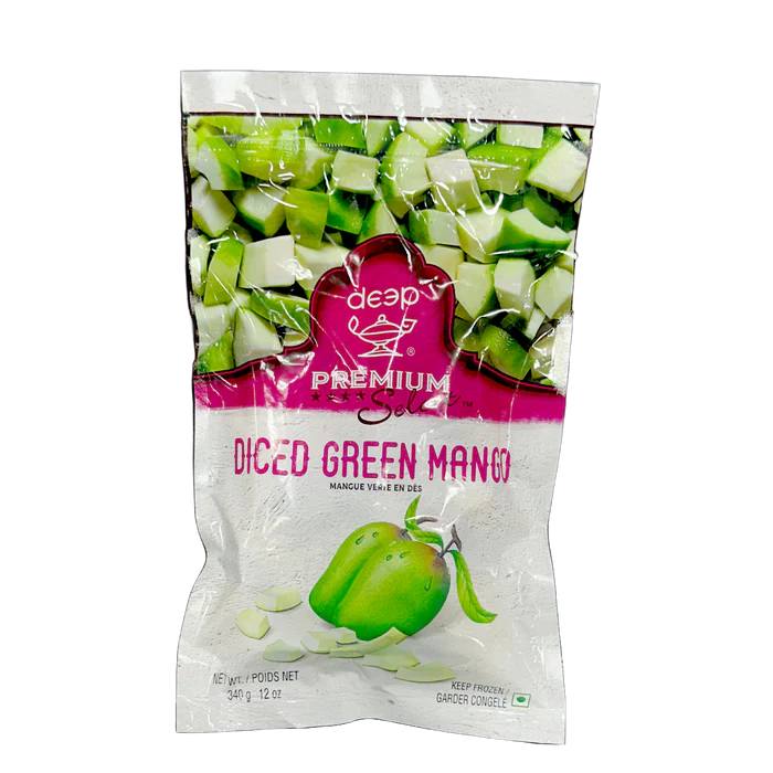 Deep Green Mango Diced