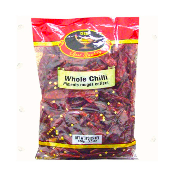 Deep Red Chilli Whole 100G